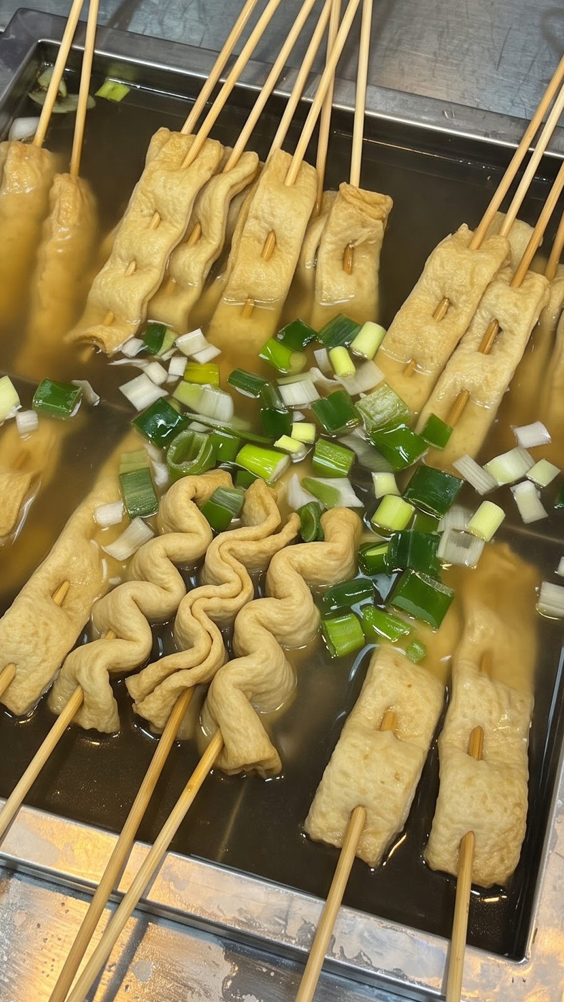 Skewers on sale at Mokpo Dongbu market